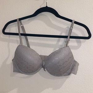 Yamamay Lace Bra Padded Cup Gray size 36B